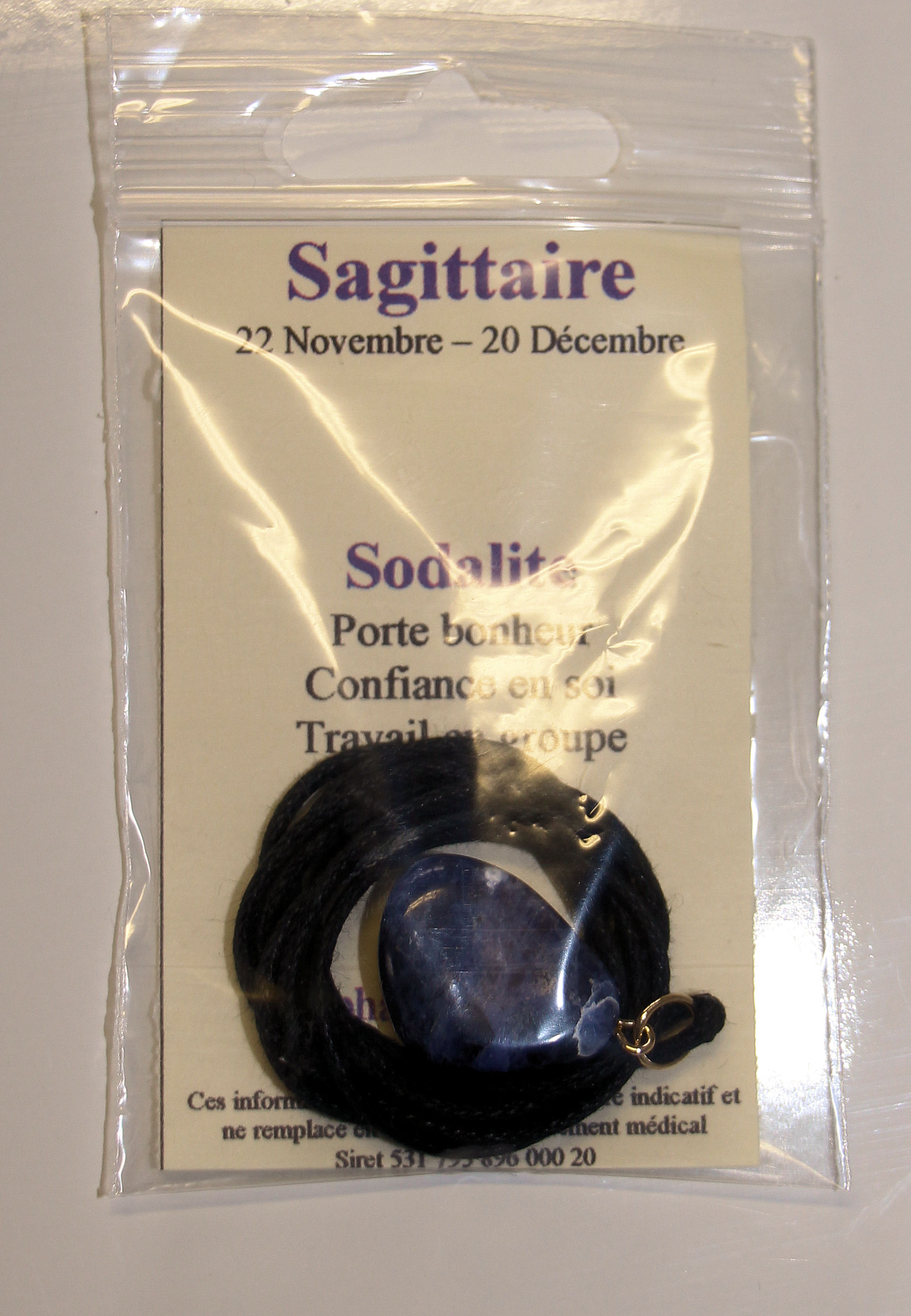 Sagittaire – sodalite
