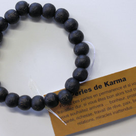 bracelet karma – noir