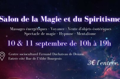 Salon de la magie et du spiritisme les 10 et 11 septembre